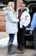 ELLE EVANS Out and About in Aspen 12/22/2016