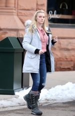 ELLE EVANS Out and About in Aspen 12/22/2016