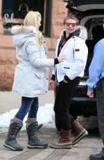 ELLE EVANS Out and About in Aspen 12/22/2016