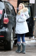 ELLE EVANS Out and About in Aspen 12/22/2016