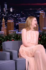 ELLE FANNING at Tonight Show Starring Jimmy Fallon in New York 12/14/2016