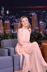 ELLE FANNING at Tonight Show Starring Jimmy Fallon in New York 12/14/2016