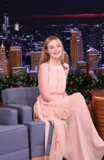 ELLE FANNING at Tonight Show Starring Jimmy Fallon in New York 12/14/2016