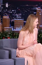 ELLE FANNING at Tonight Show Starring Jimmy Fallon in New York 12/14/2016