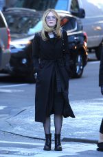 ELLE FANNING Out and About in New York 12/15/2016