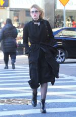 ELLE FANNING Out and About in New York 12/15/2016