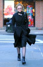 ELLE FANNING Out and About in New York 12/15/2016