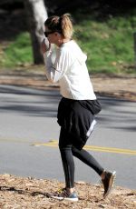 ELLEN POMPEO Out Hiking in Los Feliz  12/28/2016