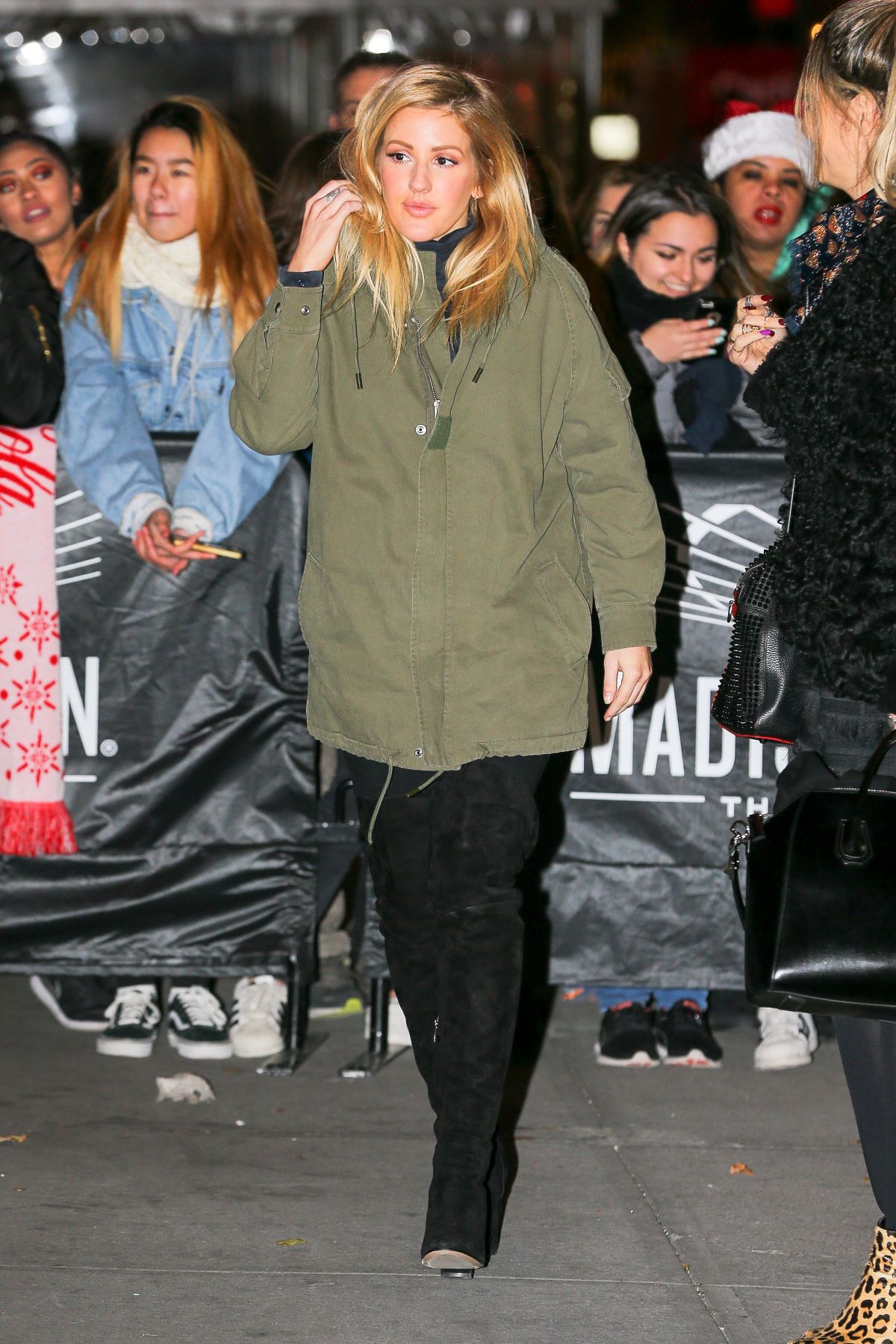 Ellie Goulding Arrives At Z100 S Iheartradio Jingle Ball At