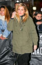 ELLIE GOULDING Arrives at Z100’s Iheartradio Jingle Ball at Madison Square Garden 12/09/2016