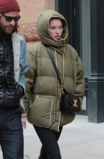 ELSA HOSK and Tom Daly Out in New York 12/28/2016