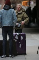 ELSA HOSK and Tom Daly Out in New York 12/28/2016