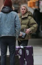 ELSA HOSK and Tom Daly Out in New York 12/28/2016