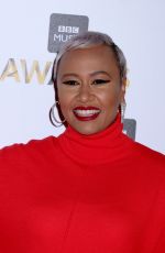 EMELI SANDE at BBC Music Awards in London 12/12/2016