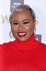 EMELI SANDE at BBC Music Awards in London 12/12/2016