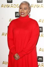 EMELI SANDE at BBC Music Awards in London 12/12/2016