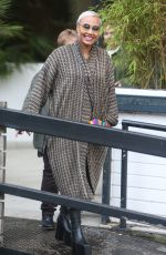 EMELI SANDE at ITV Studios in London 12/13/2016