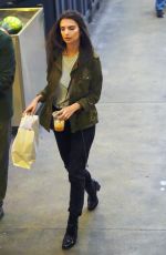 EMILY RATAJKOWSKI Shopping at Grand Central Market in Los Angeles 12/14/2016