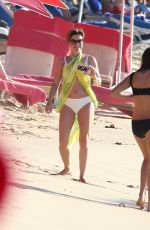 EMMA FORBES in Bikini at a Beach in Barbados 12/29/2016