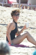 EMMA FORBES in Swimsuit at a Beach in Barbados 12/27/2016