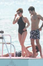 EMMA FORBES in Swimsuit at a Beach in Barbados 12/27/2016