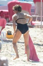 EMMA FORBES in Swimsuit at a Beach in Barbados 12/27/2016