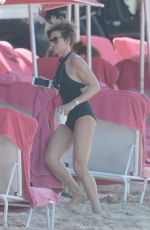 EMMA FORBES in Swimsuit at a Beach in Barbados 12/27/2016