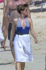 EMMA FORBES Out at a Beach in Barbados 12/30/2016