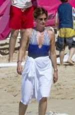 EMMA FORBES Out at a Beach in Barbados 12/30/2016