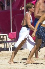 EMMA FORBES Out at a Beach in Barbados 12/30/2016