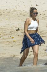EMMA FORBES Out at a Beach in Barbados 12/30/2016