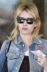 EMMA ROBERTS Leaves Barneys New York in Beverly Hills 12/20/2016