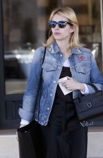 EMMA ROBERTS Leaves Barneys New York in Beverly Hills 12/20/2016