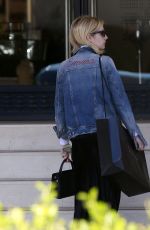 EMMA ROBERTS Leaves Barneys New York in Beverly Hills 12/20/2016