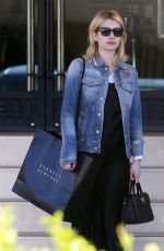 EMMA ROBERTS Leaves Barneys New York in Beverly Hills 12/20/2016