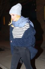 EMMA ROBERTS Night Out in New York 12/08/2016
