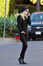 EMMA ROBERTS Out in Los Angeles 12/17/2016