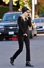 EMMA ROBERTS Out in Los Angeles 12/17/2016