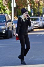 EMMA ROBERTS Out in Los Angeles 12/17/2016