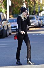 EMMA ROBERTS Out in Los Angeles 12/17/2016