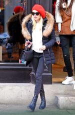 EMMA ROBERTS Out Shopping in New York 12/09/2016