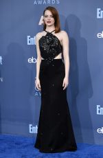 EMMA STONE at 22nd Annual Critics