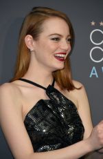 EMMA STONE at 22nd Annual Critics