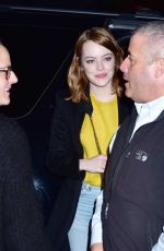 EMMA STONE at La La Land Q&A in New York 11/28/2016