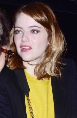 EMMA STONE at La La Land Q&A in New York 11/28/2016