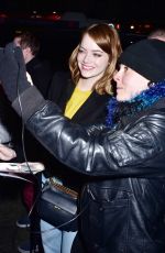 EMMA STONE at La La Land Q&A in New York 11/28/2016