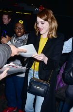 EMMA STONE at La La Land Q&A in New York 11/28/2016