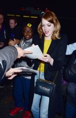 EMMA STONE at La La Land Q&A in New York 11/28/2016