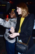 EMMA STONE at La La Land Q&A in New York 11/28/2016