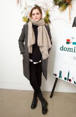 EMMA WATSON at Domino Magazine Holiday Pop Up in New York 12/01/2016